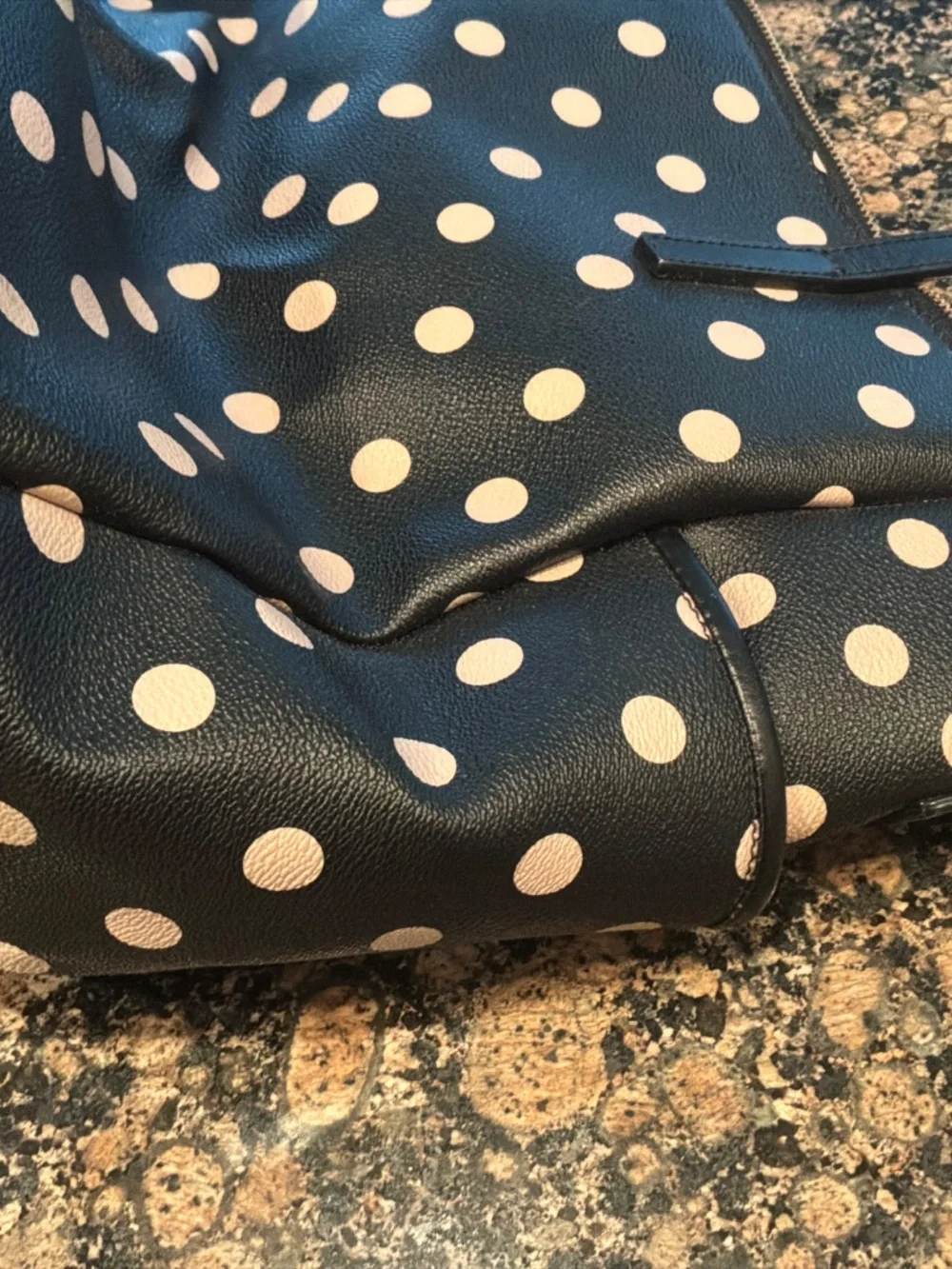 KATE SPADE BLACK/BLUSH  TOTE